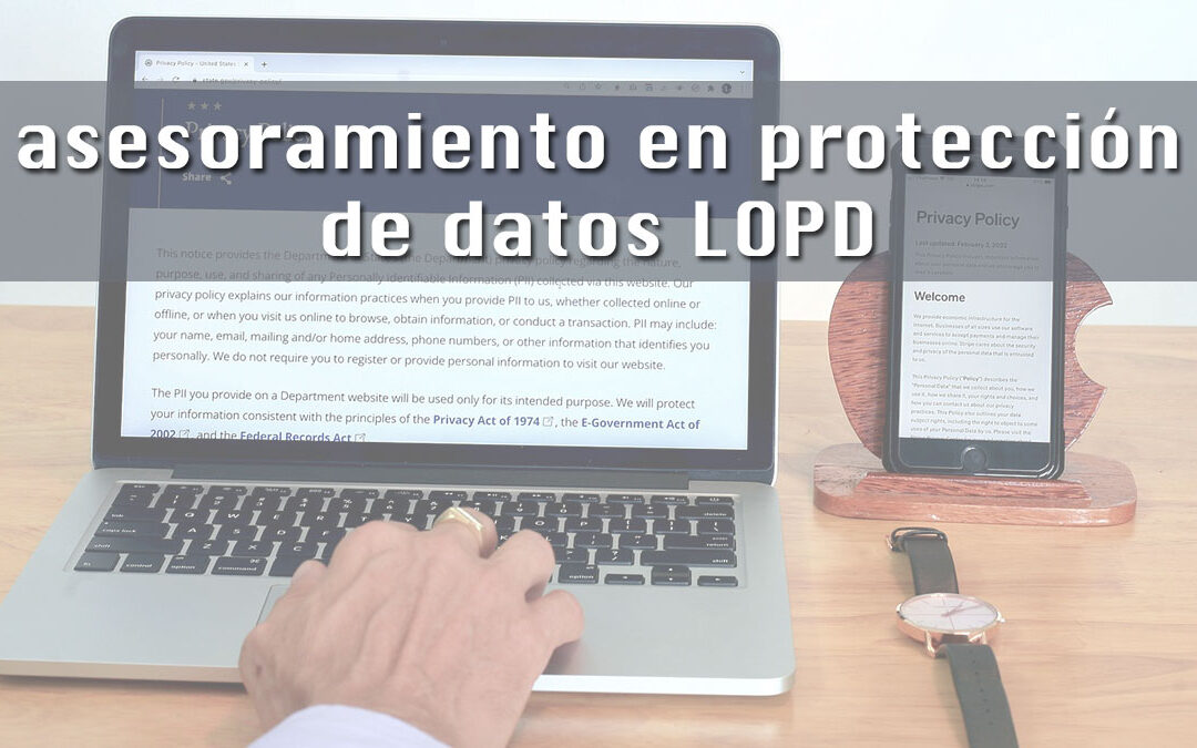 Nuestro asesoramiento en protección de datos LOPD